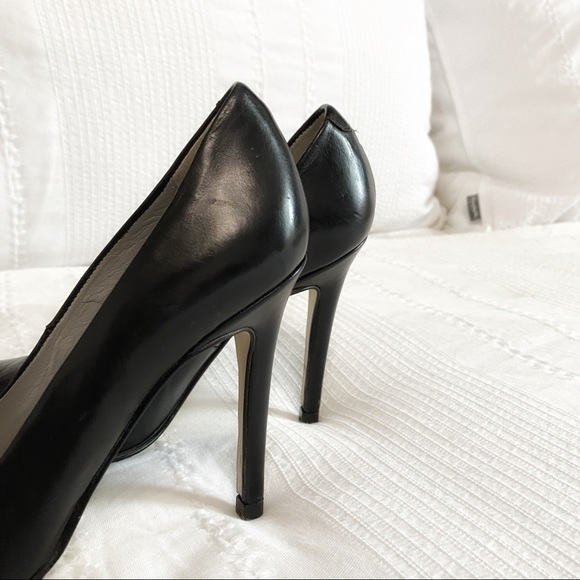 Gerard DAREL BLACK LEATHER POINTED HIGH HEELS PUMPS SHOES - EU36 - Picture 7 of 10